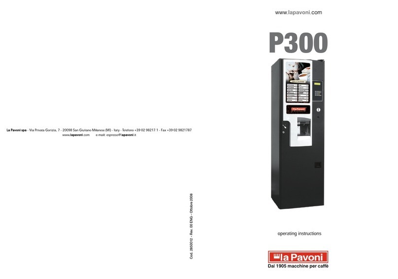 La Pavoni P300 operating instructions