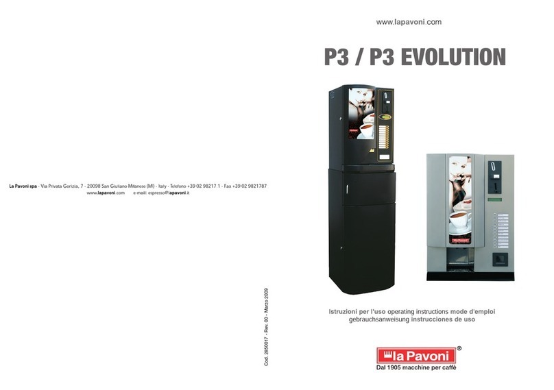 La Pavoni EVOLUTION P3 operating instructions