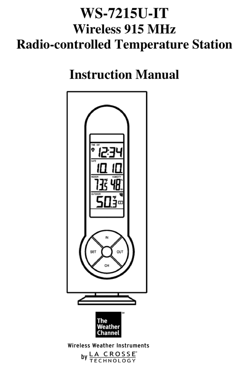 La Crosse Technology WS-7215U-IT User manual