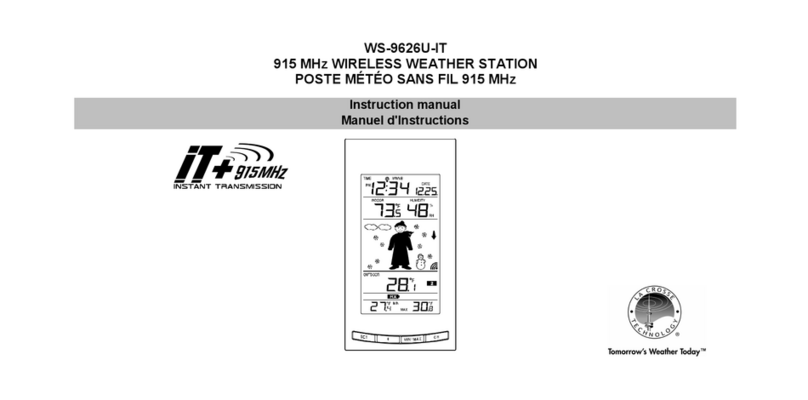 La Crosse Technology WS-9626U-IT User manual La Crosse Technology WS-9626U-IT User manual
