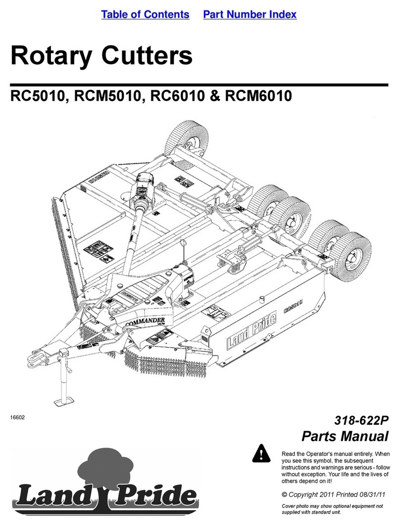 Land Pride RC5010 parts manual
