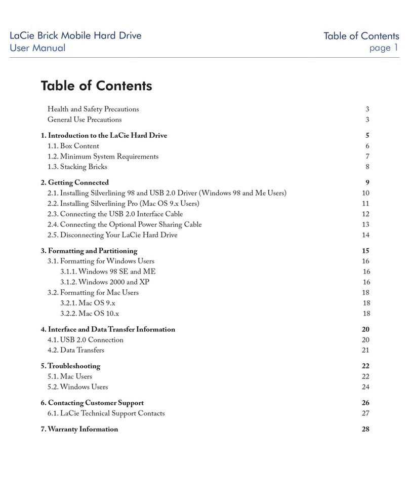 LaCie Drive user manual