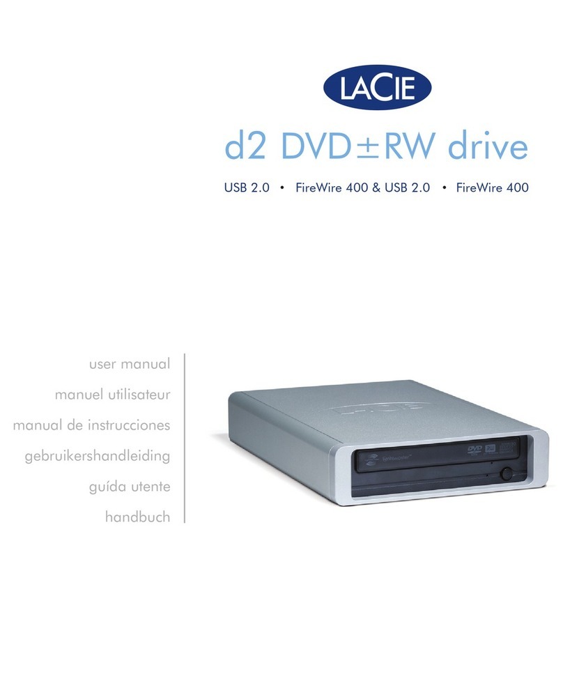 LaCie 400USB user manual