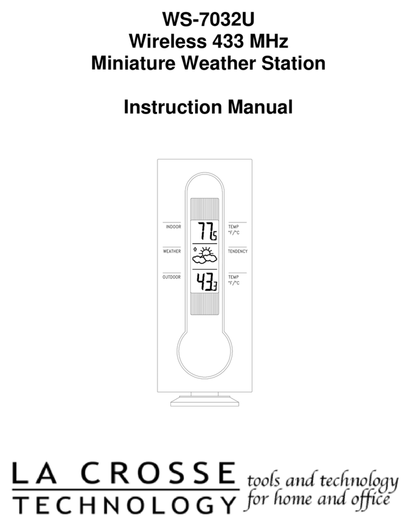 La Crosse Technology WS-7032U instruction manual