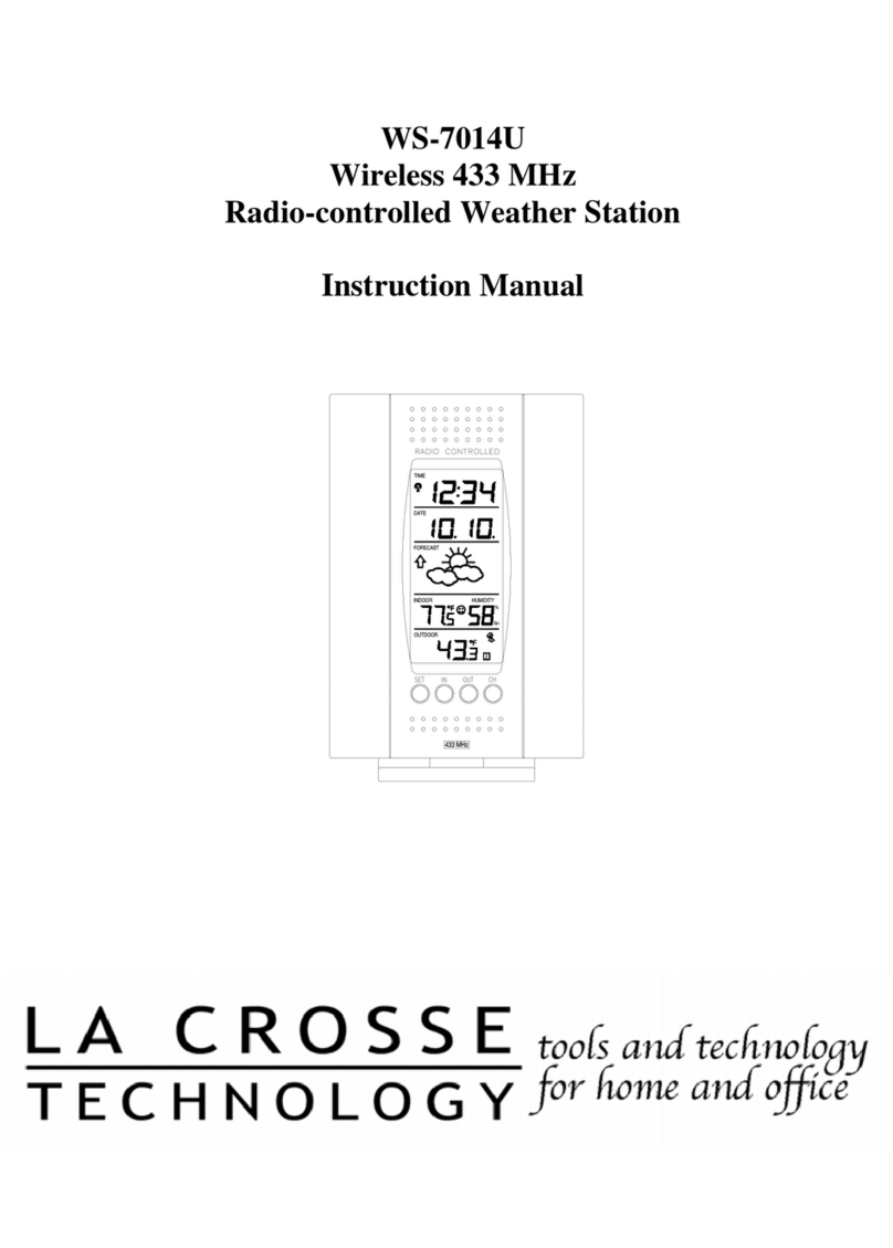 La Crosse Technology WS-7014U instruction manual