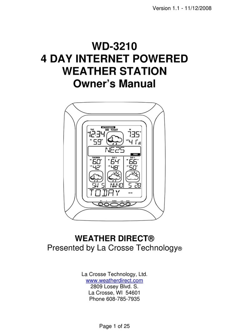 La Crosse Technology WD-3210 User manual