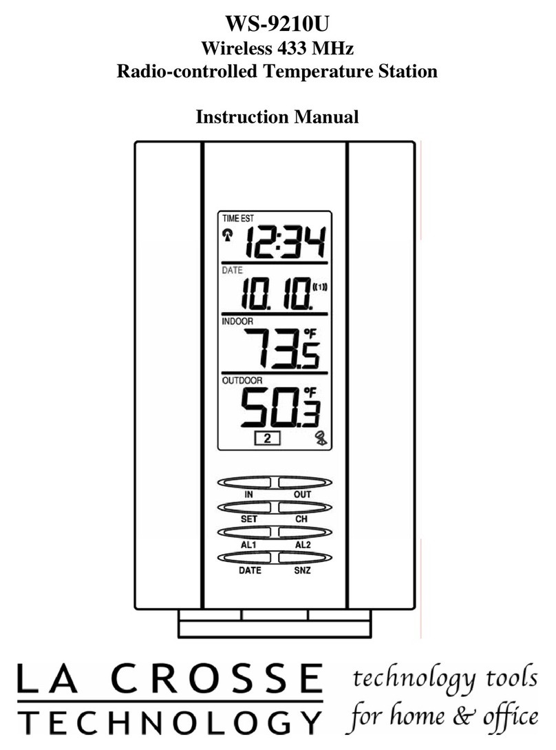 La Crosse Technology WS-9210U instruction manual