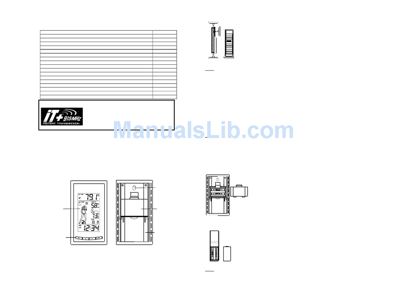 La Crosse Technology WS-9730U-IT User manual La Crosse Technology WS-9730U-IT User manual