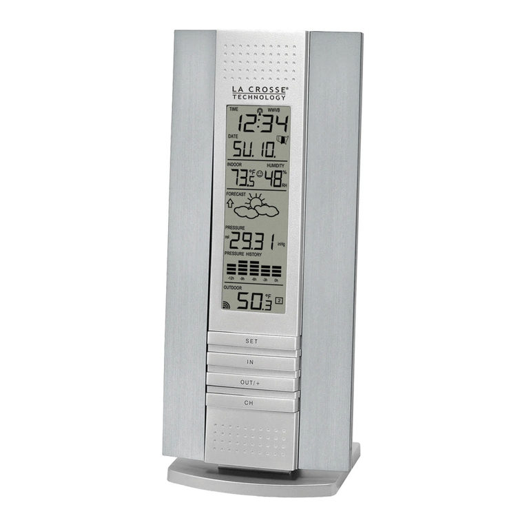 La Crosse Technology Tomorrow's Weather Today WS-7394U-IT instruction manual