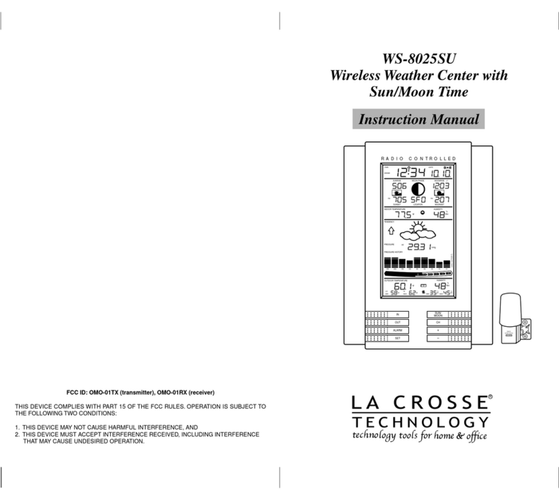 La Crosse Technology WS-8025SU User manual