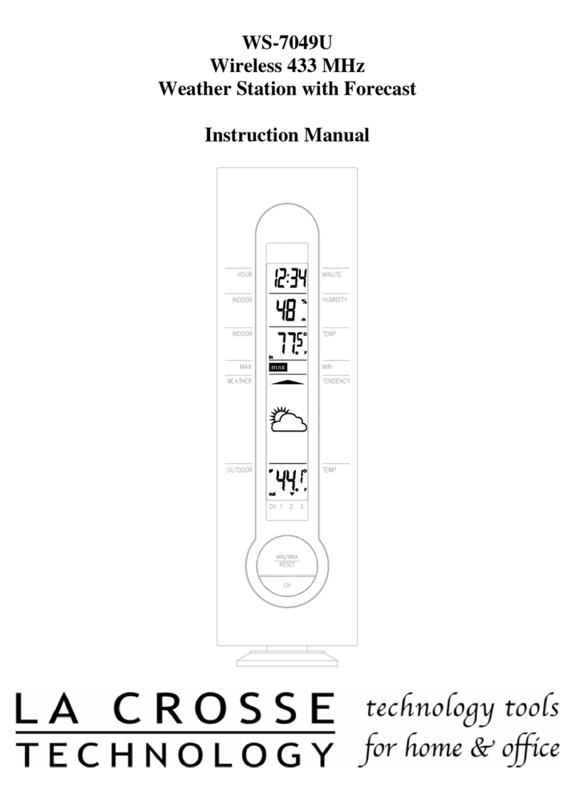 La Crosse Technology WS-7049U instruction manual