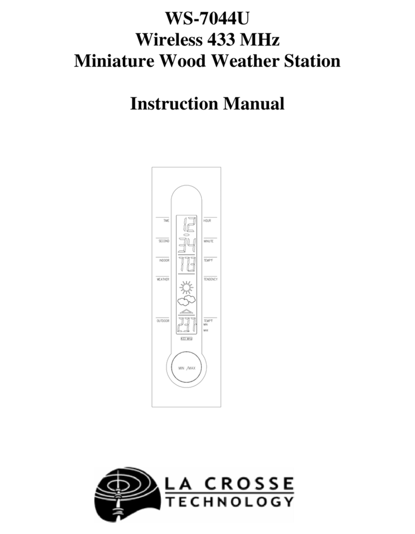 La Crosse Technology WS-7044U instruction manual La Crosse Technology WS-7044U instruction manual