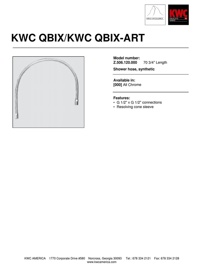 KWC QBIX Owner's manual KWC QBIX Owner's manual