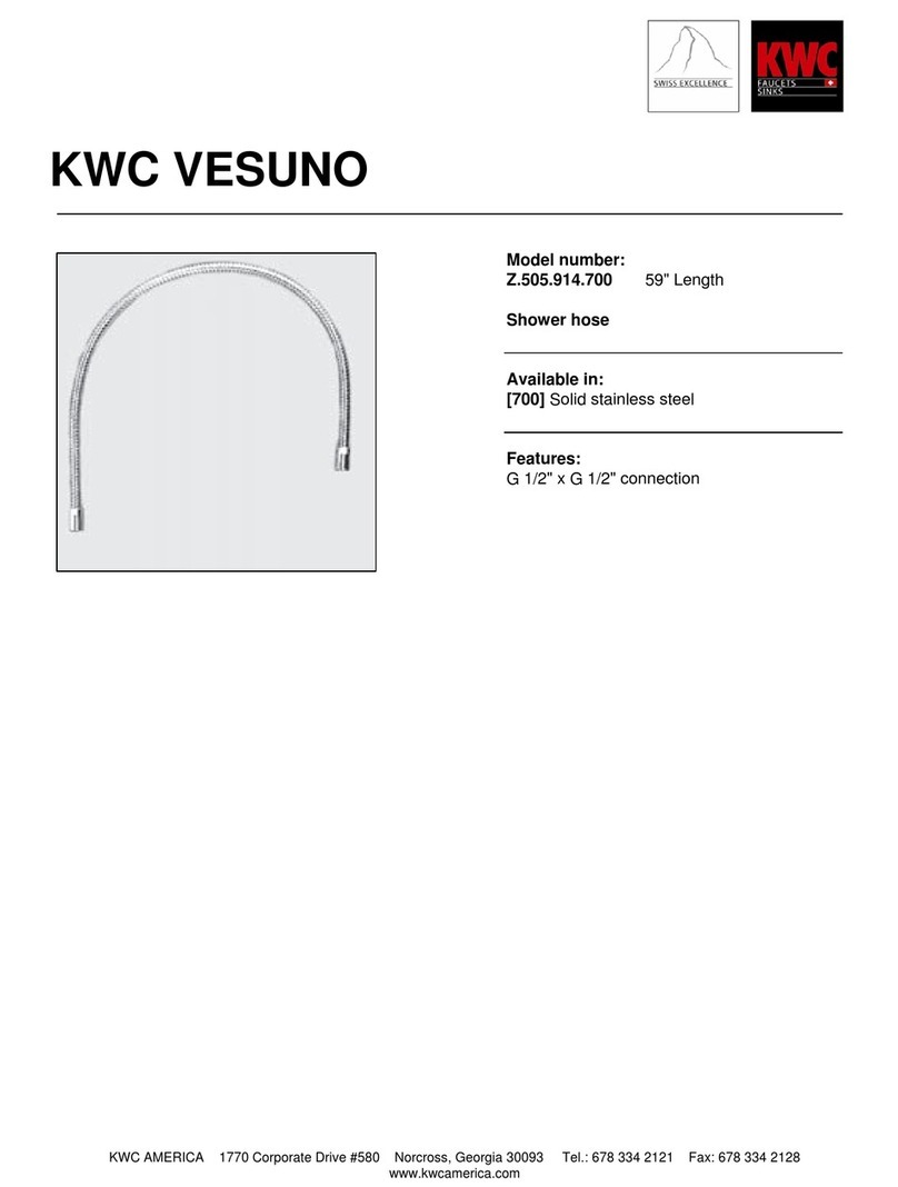 KWC Z.505.914.700 Owner's manual KWC Z.505.914.700 Owner's manual