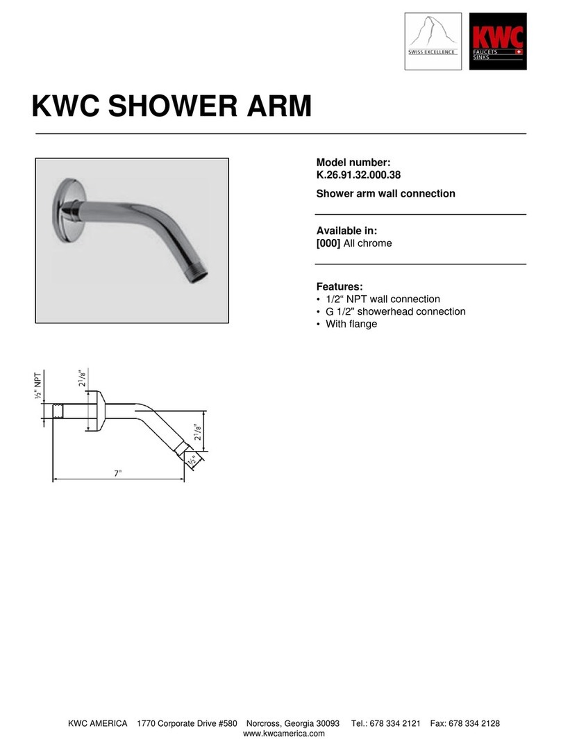 KWC Shower Arm User manual