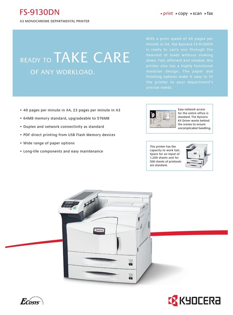 Kyocera ECOSYS FS-9130DN User manual