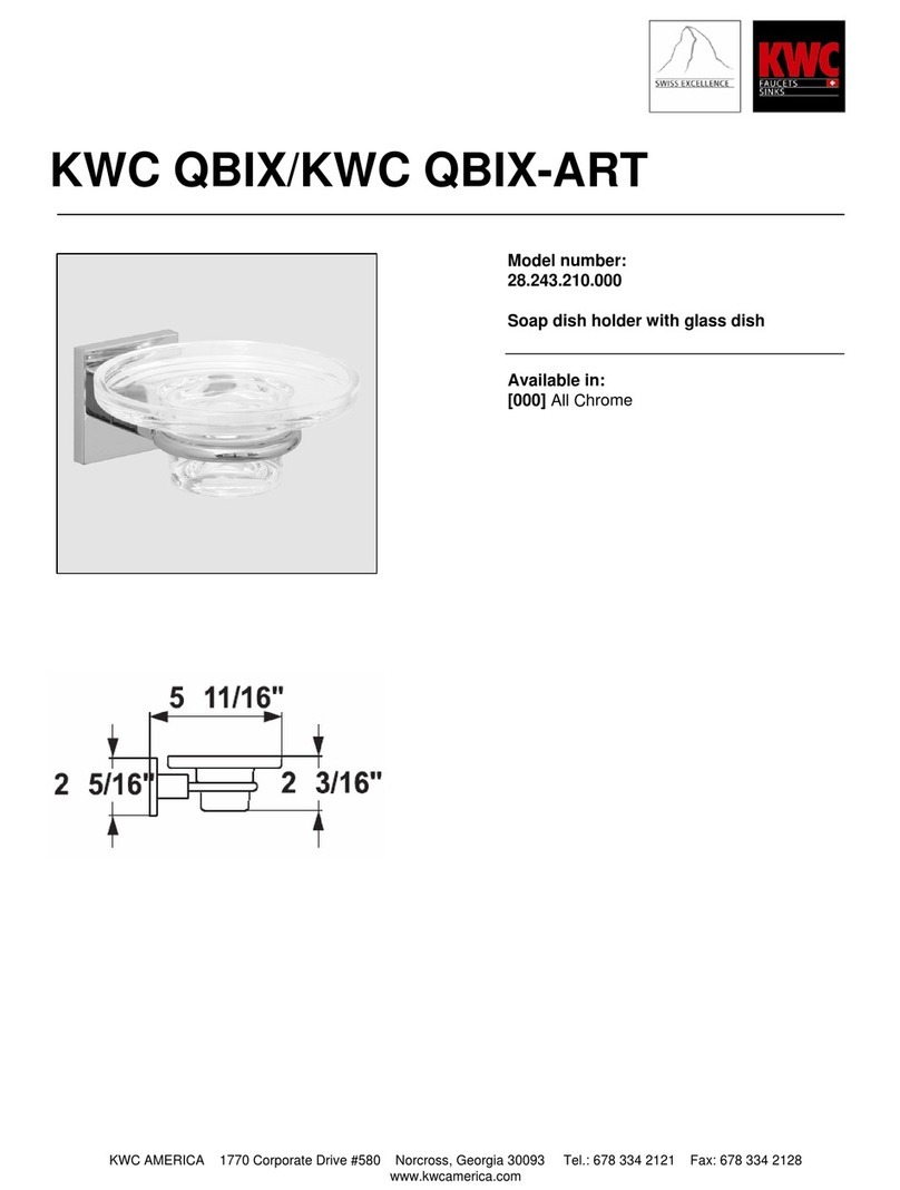 KWC QBIX/QBIX-ART 28.243.210.000 User manual KWC QBIX/QBIX-ART 28.243.210.000 User manual