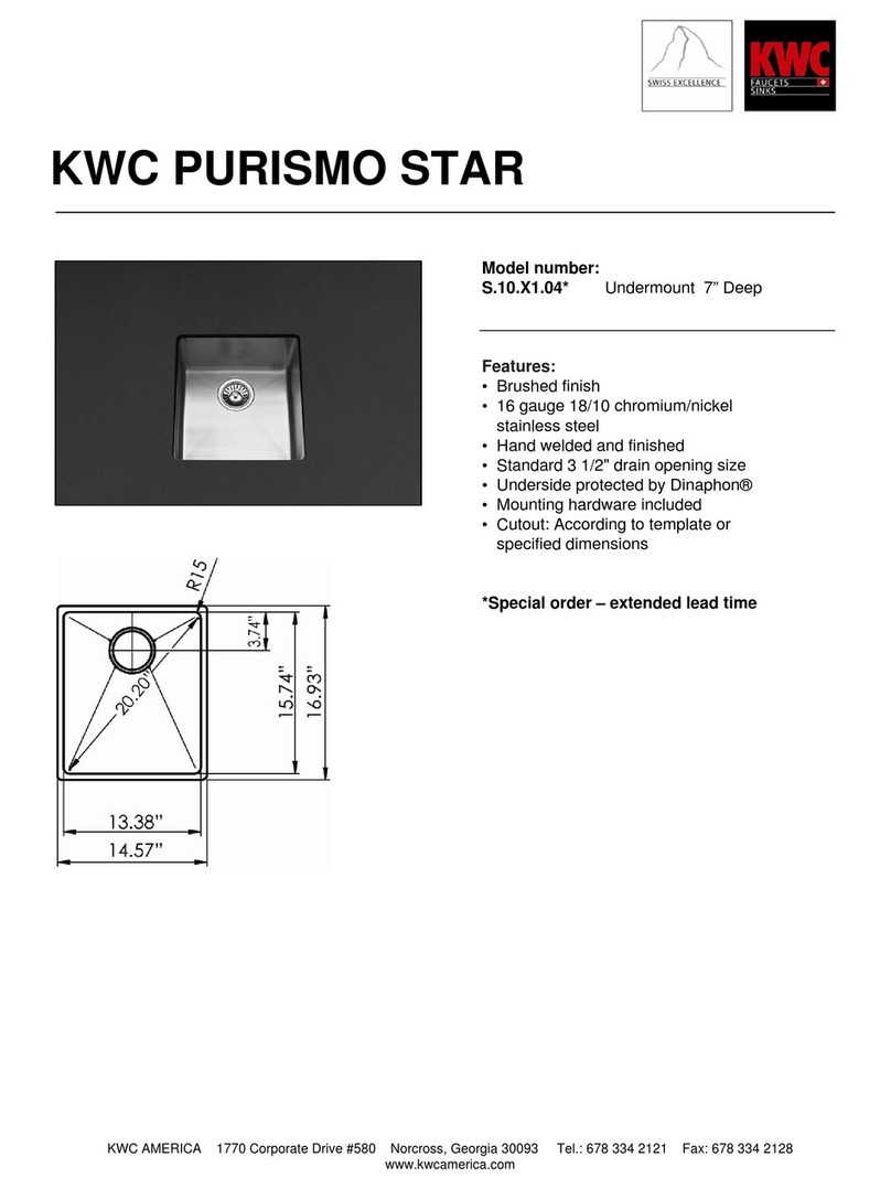KWC PUSISMO STAR S.10.X1.04* User manual KWC PUSISMO STAR S.10.X1.04* User manual