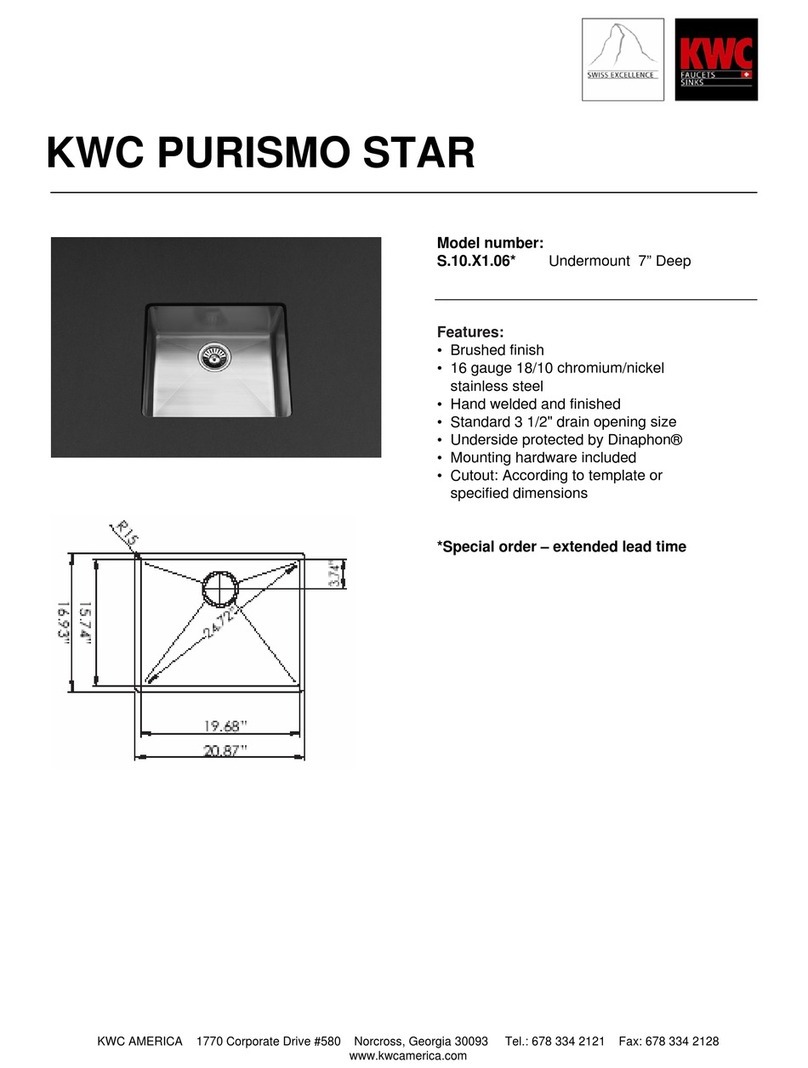 KWC Purismo Star S.10.X1.06 User manual