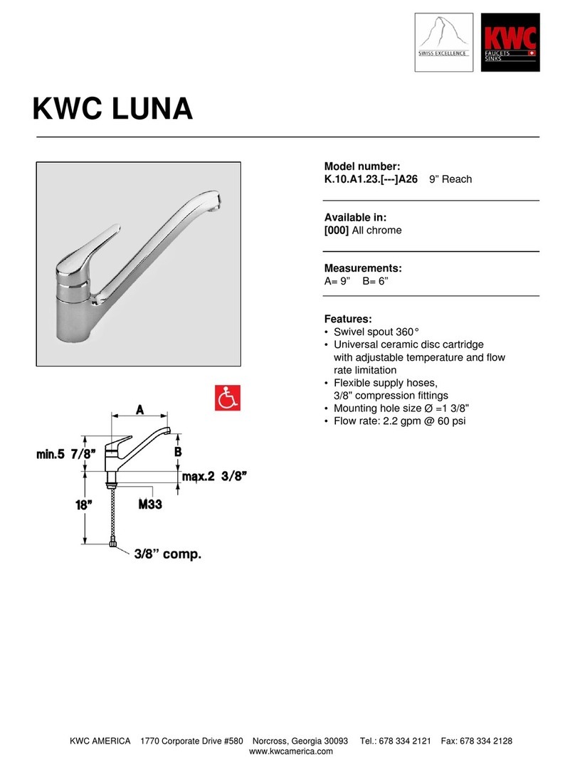 KWC LUNA K.10.A1.23 User manual