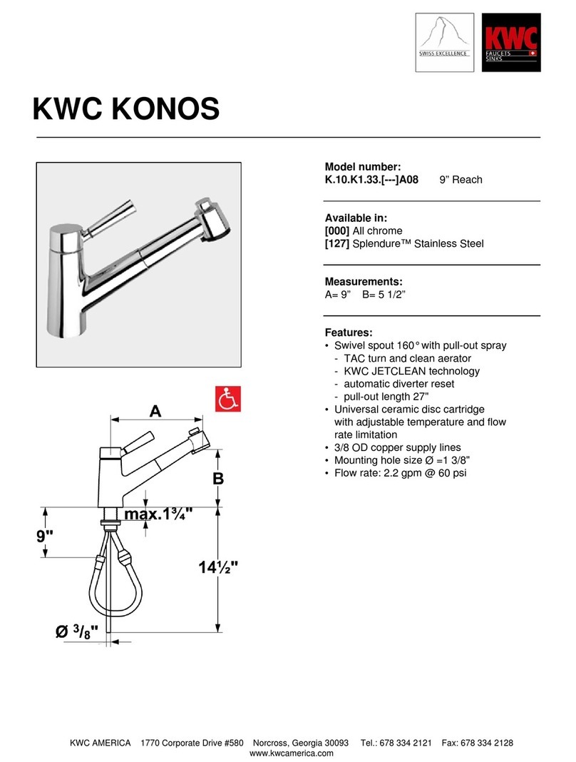 KWC KONOS K.10.K1.33 User manual