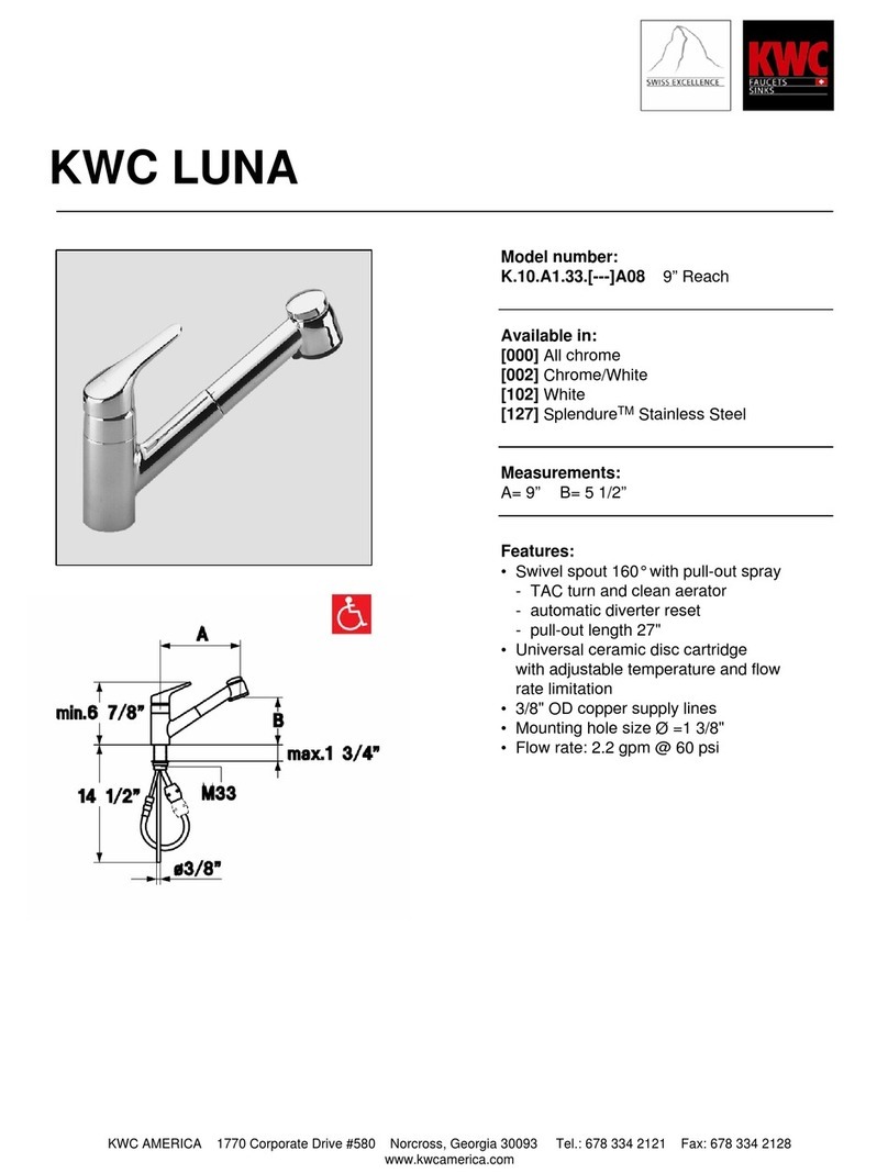 KWC LUNA K.10.A1.33. User manual