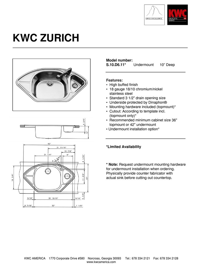 KWC ZURICH S.10.D6.11 Series User manual