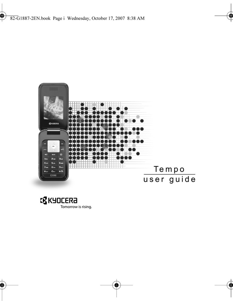 Kyocera Tempo E2000 User manual