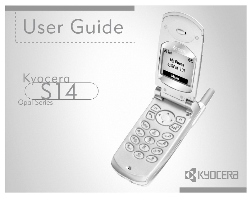 Kyocera Opal S14 User manual