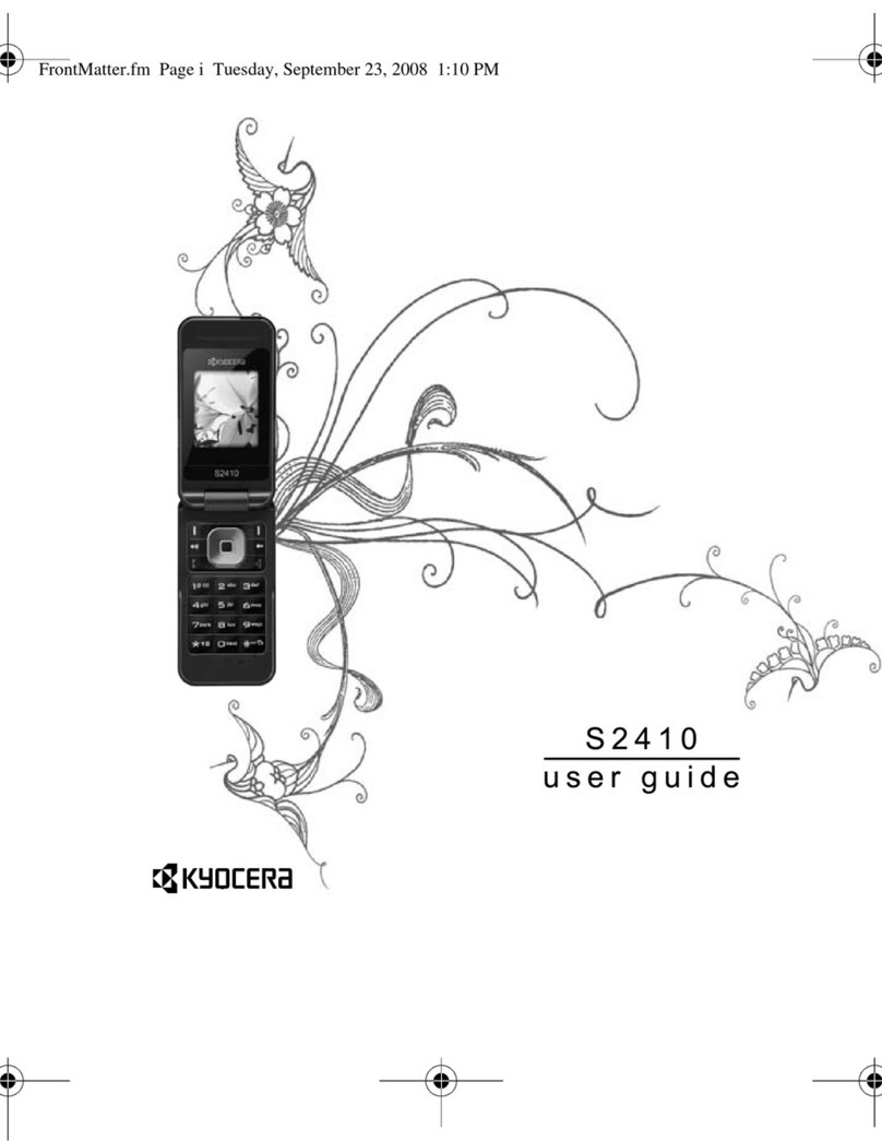 Kyocera Tomo S2410 user guide