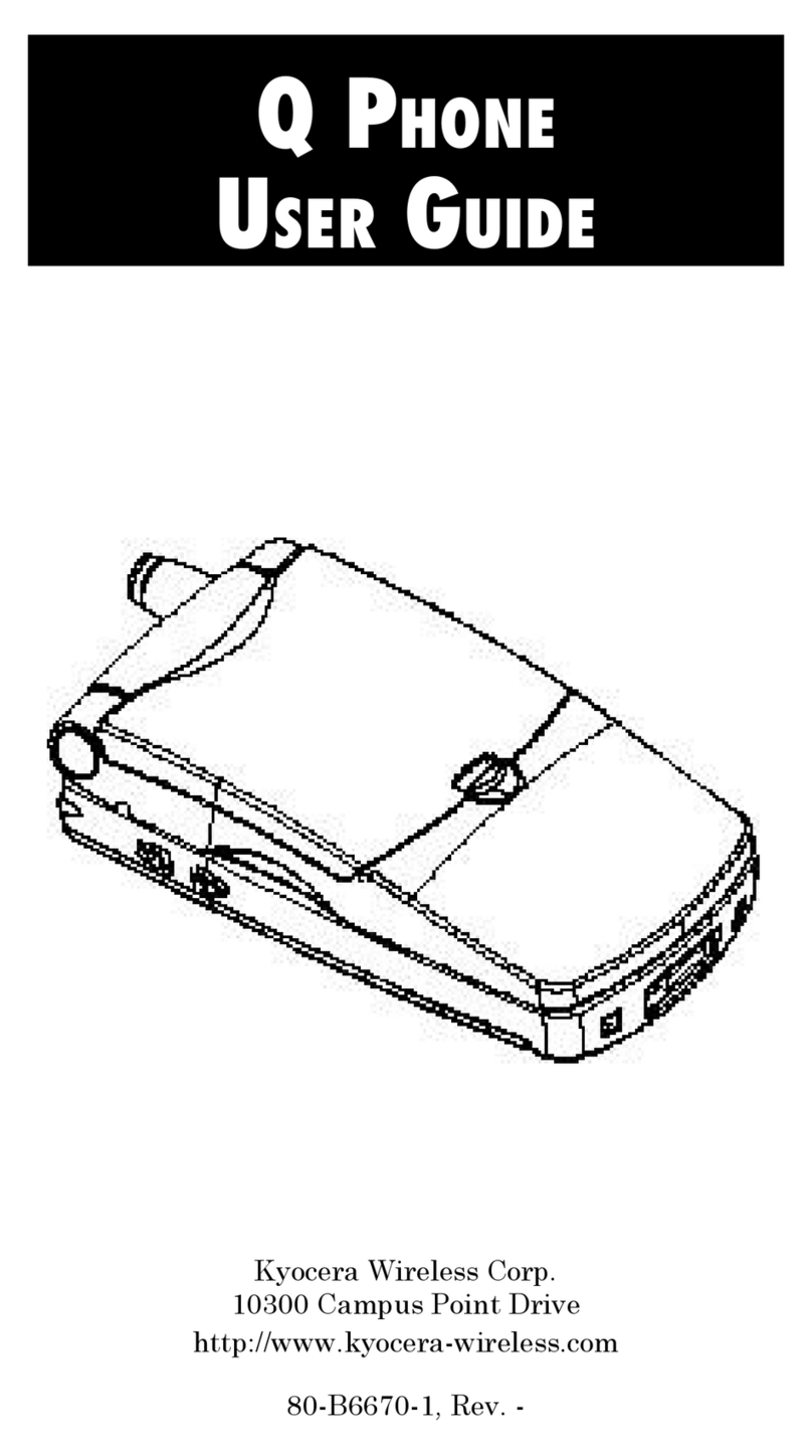 Kyocera Q Phone User manual
