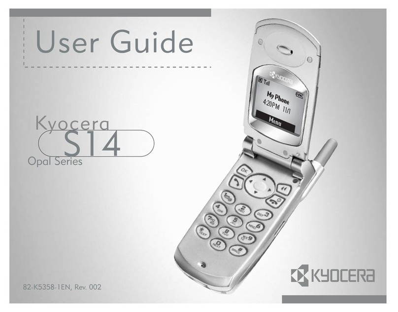 Kyocera Opal Series user guide