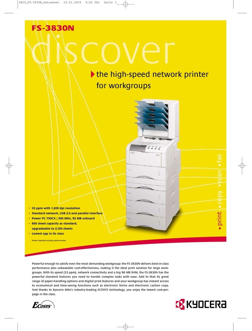Kyocera DISCOVER FS-3830N User manual