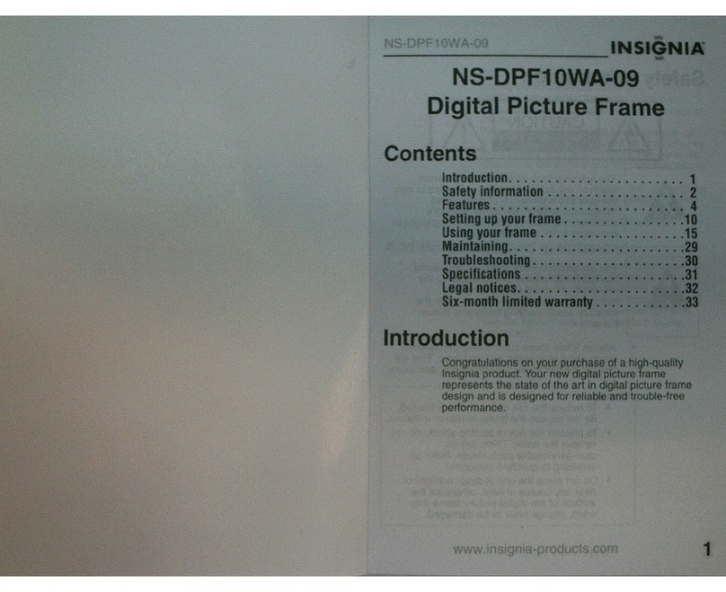 Insignia NS-DPF10WA-09 User manual