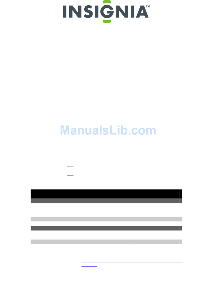 Insignia NS-L19Q-10A - 19" LCD TV Dimensions