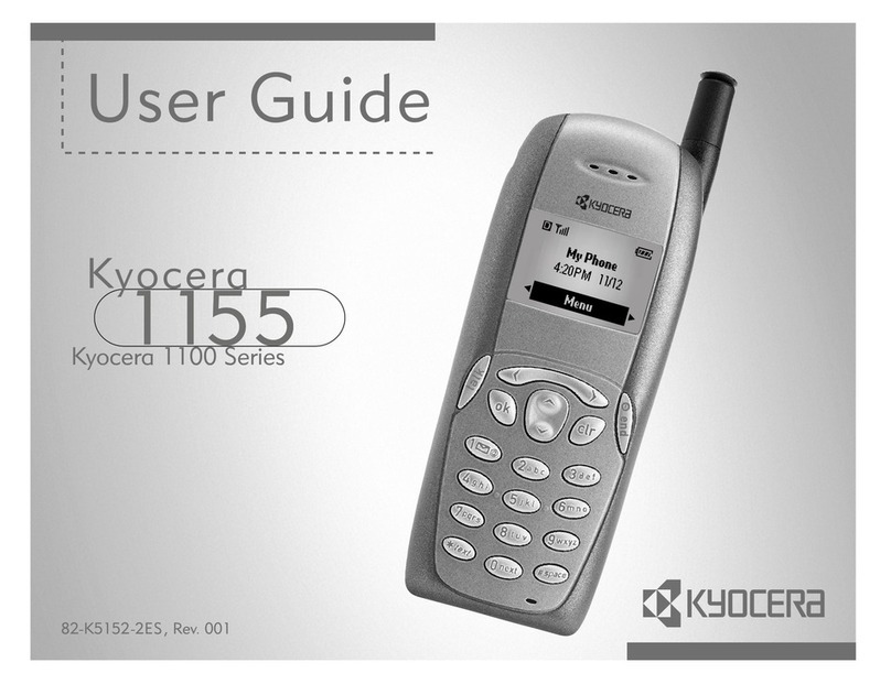 Kyocera 1155 User manual