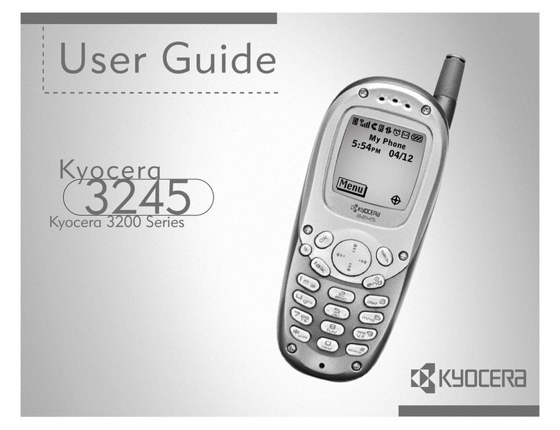 Kyocera Sprint 3245 User manual