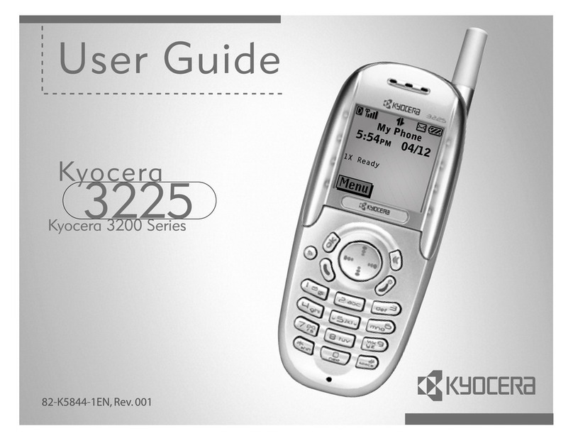 Kyocera 3225 User manual