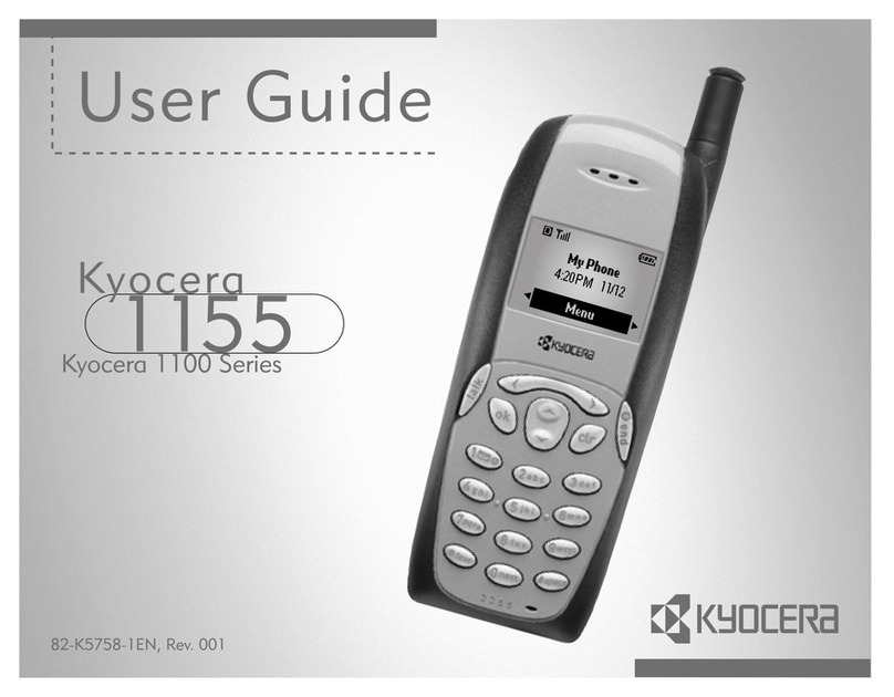 Kyocera 1155 User manual