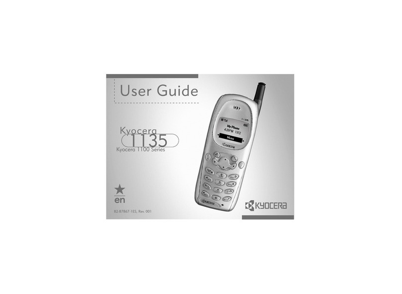 Kyocera 1100 Series User manual
