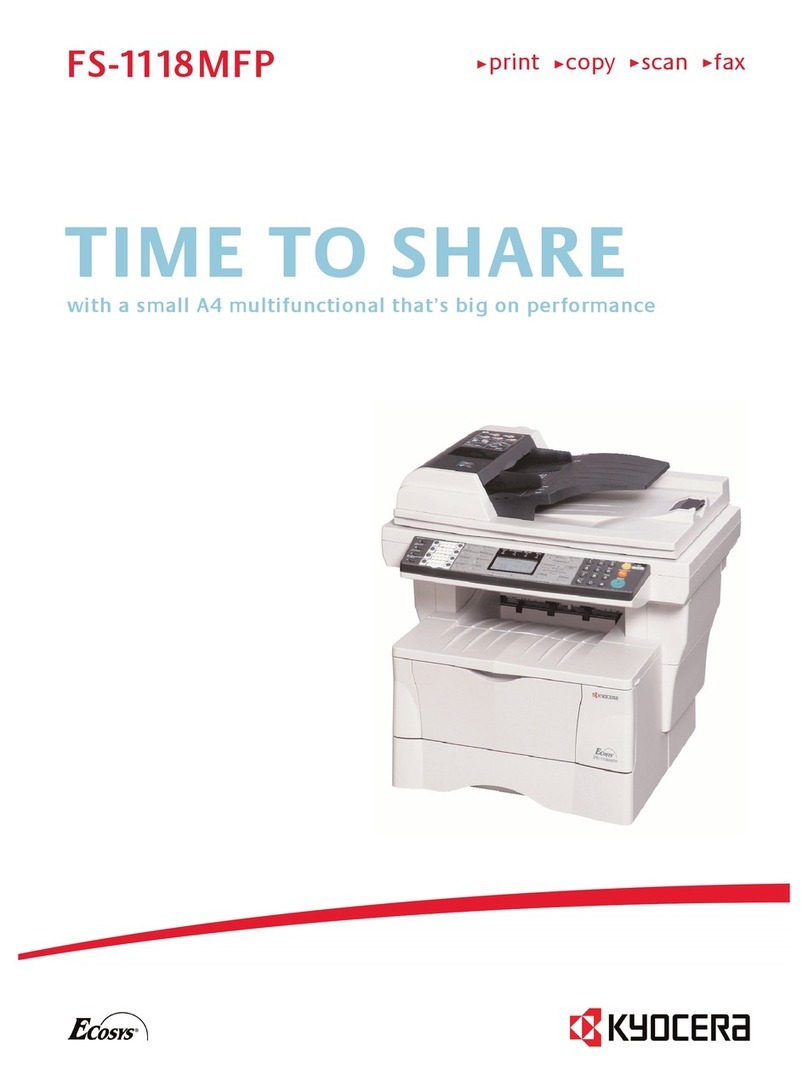 Kyocera FS-1118MFP User manual