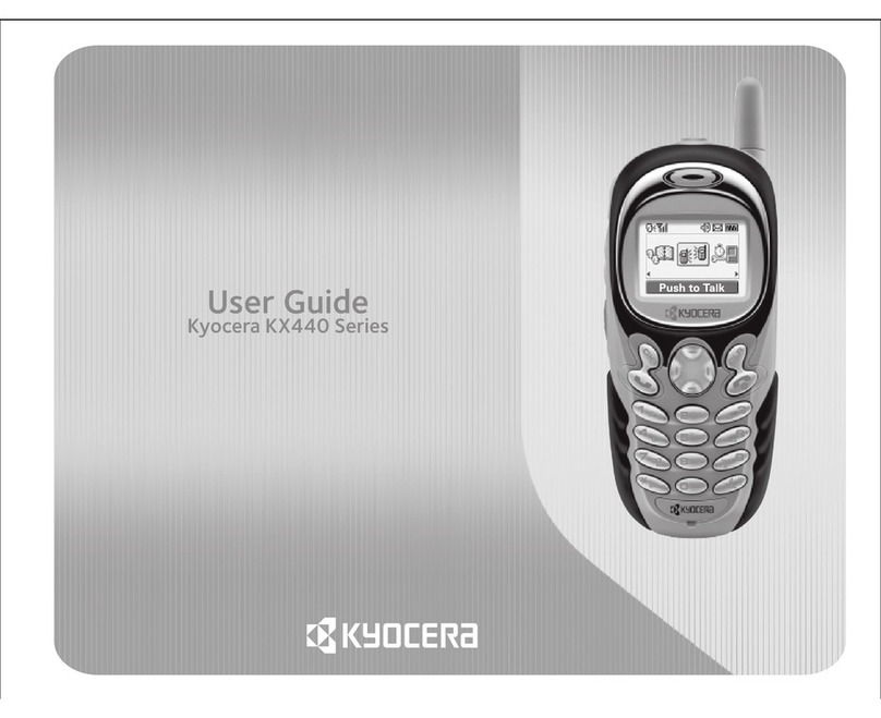 Kyocera KX440 series User manual