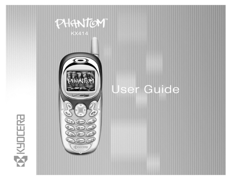 Kyocera Phantom KX414 user guide