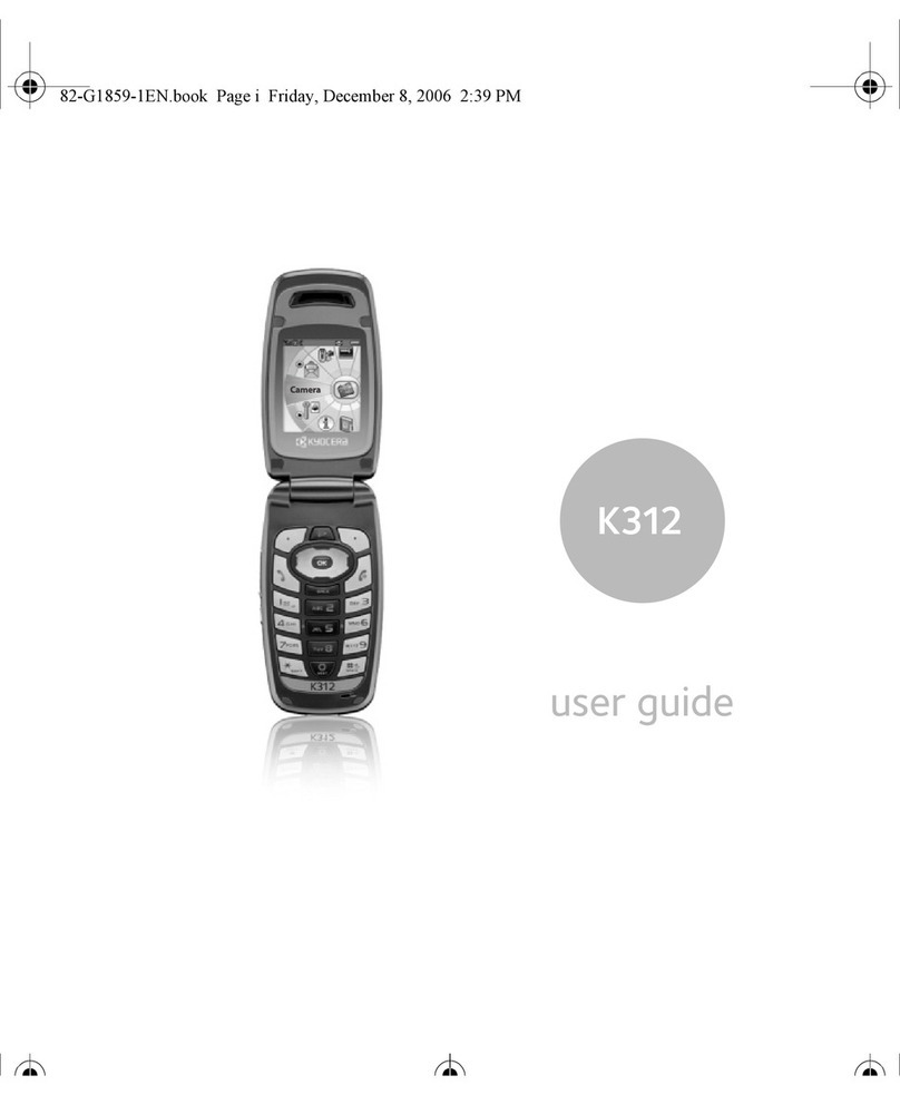 Kyocera K312 user guide