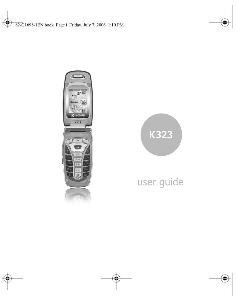 Kyocera K323 user guide