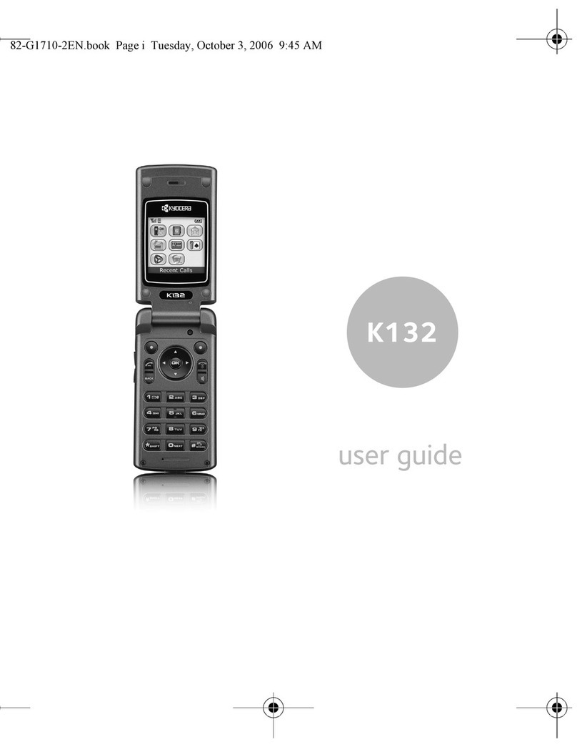 Kyocera 7135 - Smartphone - CDMA2000 1X User manual