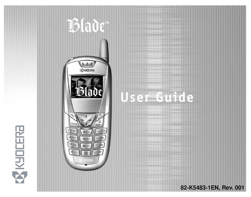 Kyocera BLADE 82-K5483-1EN User manual
