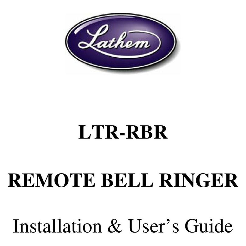 Lathem LTR-RBR Installation & user guide