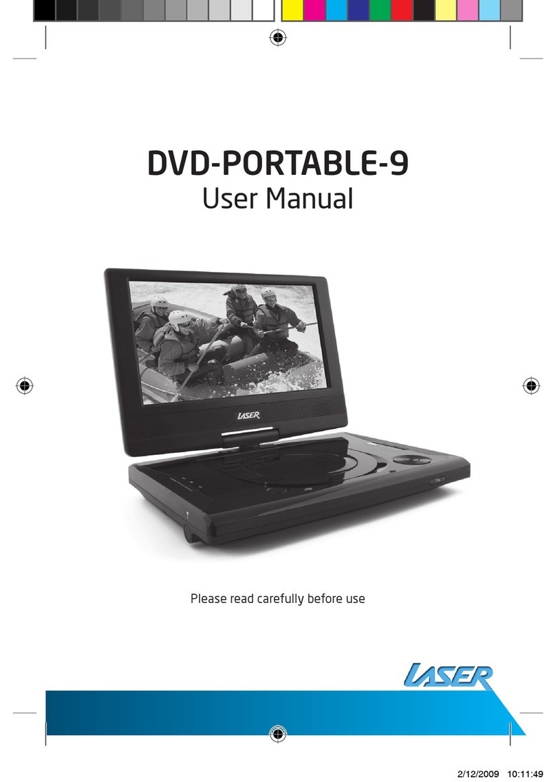 Laser DVD-PORTABLE-9 user manual