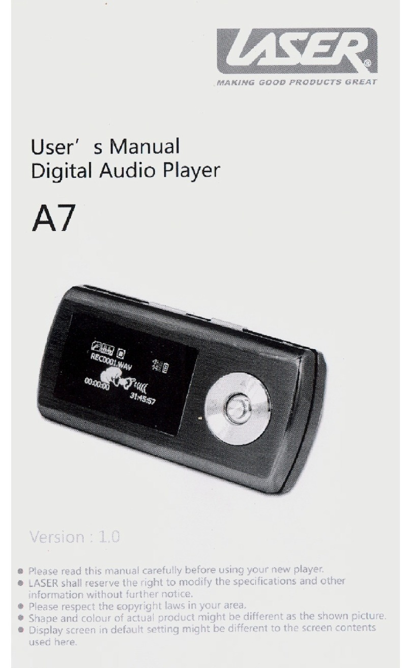 Laser MP3-A7 User manual